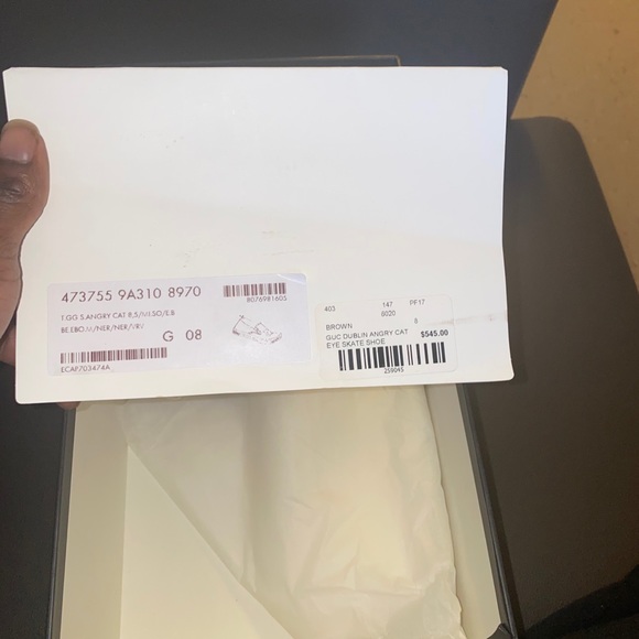 Gg supreme angry cat slip ons - Picture 9 of 11